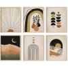 image:imageHAUS AND HUES Black Abstract Wall Art  Set of 6 Modern Black and Gray Line Art Prints Minimalist Geometric Abstract Art for Wall Decor Unframed 16x20Midcentury Terracotta
