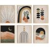 image:imageHAUS AND HUES Black Abstract Wall Art  Set of 6 Modern Black and Gray Line Art Prints Minimalist Geometric Abstract Art for Wall Decor Unframed 16x20Midcentury Terracotta