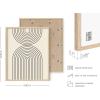 image:imageHAUS AND HUES Black Abstract Wall Art  Set of 6 Modern Black and Gray Line Art Prints Minimalist Geometric Abstract Art for Wall Decor Unframed 16x20Natural Boho