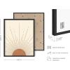 image:imageHAUS AND HUES Black Abstract Wall Art  Set of 6 Modern Black and Gray Line Art Prints Minimalist Geometric Abstract Art for Wall Decor Unframed 16x20Warm Boho