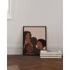 image:imageHAUS AND HUES Black Women Wall Art  Wall Decor for Womens Bedroom Women Empowerment Decor Black Girl Wall Art Female Art Print Black Women Poster Black Frame 16x20Faces
