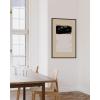 image:imageHAUS AND HUES Black and White Abstract Art Prints Mid Century Modern Wall Decor Black Abstract Wall Art Black and White Mid Century Modern Poster Abstract Shapes Art Print Black Framed 12x16Brushstrokes