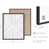 image:imageHAUS AND HUES Black and White Wall Art Abstract Wall Decor  Contemporary Wall Art Neutral Colors Abstract Poster Black and White Prints Beige Frame 16x20Lines on Lines