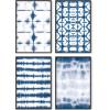 image:imageHAUS AND HUES Wall Art Set of 4  Abstract Blue Art Prints Navy Blue Poster Unframed 11x14 for Bathroom Bedroom Living Room Kitchen OfficeBlue Tie Dye