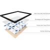 image:imageHAUS AND HUES Wall Art Set of 4  Abstract Blue Art Prints Navy Blue Poster Unframed 11x14 for Bathroom Bedroom Living Room Kitchen OfficeBlue Tie Dye