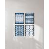 image:imageHAUS AND HUES Wall Art Set of 4  Abstract Blue Art Prints Navy Blue Poster Unframed 11x14 for Bathroom Bedroom Living Room Kitchen OfficeBlue Tie Dye