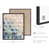 image:imageHAUS AND HUES Wall Art Set of 4  Abstract Blue Art Prints Navy Blue Poster Unframed 11x14 for Bathroom Bedroom Living Room Kitchen OfficeGeometric