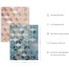 image:imageHAUS AND HUES Wall Art Set of 4  Abstract Blue Art Prints Navy Blue Poster Unframed 11x14 for Bathroom Bedroom Living Room Kitchen OfficeGeometric