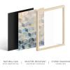 image:imageHAUS AND HUES Wall Art Set of 4  Abstract Blue Art Prints Navy Blue Poster Unframed 11x14 for Bathroom Bedroom Living Room Kitchen OfficeGeometric