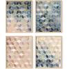 image:imageHAUS AND HUES Wall Art Set of 4  Abstract Blue Art Prints Navy Blue Poster Unframed 11x14 for Bathroom Bedroom Living Room Kitchen OfficeGeometric