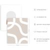 image:imageHAUS AND HUES Neutral Wall Art Beige Boho Matisse Prints Unframed 8x10 6 Count