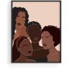 image:imageAfrican American Women Painting for Walls  by Haus and Hues  African Art Wall Decor  Black Women Wall Art  Black Art Paintings for Wall  Black Woman Wall Art  UNFRAMED 8x10