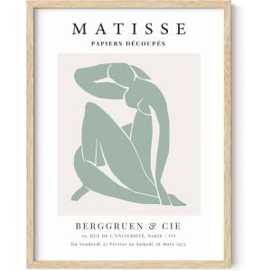 image:imageHAUS AND HUES Danish Pastel Aesthetic Matisse Print  Matisse Poster Aesthetic Wall Decor Matisse Cutouts Matisse Wall Art amp Wall Posters Aesthetic Posters for Room Aesthetic Beige Framed 12x16