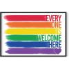 image:imageHAUS AND HUES Pride 12x16in Rainbow Wall Art  Decorative Signage Paper LGBTQ Modern UnframedLGBTQ Flag