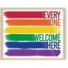 image:imageHAUS AND HUES Pride Artwork  LGBTQ Decor Pride Month Sign Rainbow Gay Poster LGBT Wall Art Beige Frame 24x36 Stonewall InnLGBTQ Flag