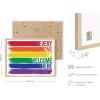 image:imageHAUS AND HUES Pride Artwork  LGBTQ Decor Pride Month Sign Rainbow Gay Poster LGBT Wall Art Beige Frame 24x36 Stonewall InnLGBTQ Flag