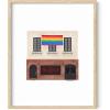 image:imageHAUS AND HUES Pride Poster  Gay Pride Decor LGBTQ Flag Art Rainbow Sign Black Frame 24x36Stonewall Inn
