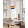 image:imageHAUS AND HUES Pride Poster  LGBTQ Flag Art Pride Month Dcor Modern Home Print Beige Frame 24x36LGBTQ Flag