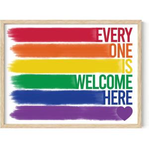 image:imageHAUS AND HUES Pride Artwork  LGBTQ Wall Decor Rainbow Poster Gay Art Print LGBT Home Dcor Unframed 12x16 Stonewall InnLGBTQ Flag
