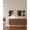 image:imageHAUS AND HUES 16x24 Walnut Oak Frame Set of 4  Wooden Poster Holders Rustic Gallery Wall Display