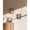 image:imageHAUS AND HUES 4x6 Black Metal Picture Frames  Black Frames 4X6  Features Premium Aluminum Vertical Hanging Easel Back for Tabletop Home Office 4x6 in Black Set of 3