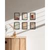 image:imageHAUS AND HUES 4x6 Black Metal Picture Frames  Features Premium Aluminum Vertical Hanging amp Easel Back Shatterproof Plexiglass  Ideal for Home Room Office 4x6 in Black Set of 6