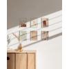 image:imageHAUS AND HUES 4x6 White Metal Picture Frames  White 4X6 Photo Frames  Features Premium Aluminum Vertical Hanging Easel Back for Tabletop Home Office 4x6 in White Set of 6