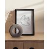 image:imageHAUS AND HUES 5x7 Black Metal Picture Frame  Features Premium Aluminum Vertical Hanging amp Easel Back Shatterproof Plexiglass  Ideal for Home Room Office 5x7 in Black Set of 1