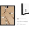 image:imageHAUS AND HUES 5x7 Black Metal Picture Frame  Features Premium Aluminum Vertical Hanging amp Easel Back Shatterproof Plexiglass  Ideal for Home Room Office 5x7 in Black Set of 1