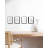 image:imageHAUS AND HUES 5x7 Black Metal Picture Frames  Black 5X7 Photo Frames  Features Premium Aluminum Vertical Hanging Easel Back for Tabletop Home Office 5x7 in Black Set of 4