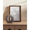 image:imageHAUS AND HUES 5x7 Walnut Oak Frame  Wooden Poster Holder Rustic Natural Design