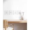 image:imageHAUS AND HUES 5x7 White Metal Picture Frames  Photo Frames 5X7  Features Premium Aluminum Vertical Hanging Easel Back for Tabletop Home Office 5x7 in White Set of 4