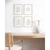image:imageHAUS AND HUES 85x11 Gold Metal Picture Frames  Features Premium Aluminum Vertical amp Horizontal Hang Shatterproof Plexiglass  Perfect for Home Room Office 85x11 in Gold Set of 4