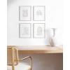 image:imageHAUS AND HUES 85x11 Silver Metal Picture Frames  Features Premium Aluminum Vertical amp Horizontal Hang Shatterproof Plexiglass  Perfect for Home Room Office 85x11 in Silver Set of 4