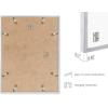 image:imageHAUS AND HUES 85x11 Silver Metal Picture Frames  Features Premium Aluminum Vertical amp Horizontal Hang Shatterproof Plexiglass  Perfect for Home Room Office 85x11 in Silver Set of 3