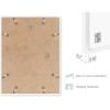 image:imageHAUS AND HUES 9x12 White Metal Picture Frames  Features Premium Aluminum Vertical amp Horizontal Hang Shatterproof Plexiglass  Perfect for Home Room Office 9x12 in White Set of 6