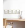 image:imageHAUS AND HUES Standalone Gold Aluminum Frame Set of 45x7