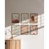 image:imageHAUS AND HUES Standalone Walnut Oak Frame Set of 69x12