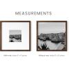 image:imageHAUS AND HUES Walnut Square Frames 8 x 8 Matted to 4 x 4  8x8 Square Gallery Wall Frame Set Ideal for Home Office 8x8 in Walnut Set of 6
