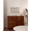 image:imageHAUS AND HUES Walnut Square Frames 8 x 8 Matted to 4 x 4  8x8 Square Gallery Wall Frame Set Ideal for Home Office 8x8 in Walnut Set of 6