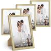 image:imageHAUS AND HUES Standalone Gold Aluminum Frame Set of 45x7