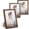 image:imageHAUS AND HUES Standalone Walnut Oak Frame Set of 34x6