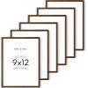 image:imageHAUS AND HUES Standalone Walnut Oak Frame Set of 69x12