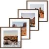 image:imageHAUS AND HUES Walnut Square Frames Set of 416x16