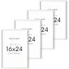 image:imageHAUS AND HUES White Oak Wood 16x24 Picture Frames  Set of 4 Natural Frames for Posters and Prints
