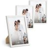image:imageHAUS AND HUES White Oak Wood 4x6 Picture Frames  Set of 3 Natural Frames for Photos and Wall Collage