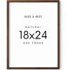 image:imageHaus and Hues Walnut 18 x 24 Poster Frame  Set of 1 18 x 24 Picture Frame Wall 18x24 Frame 18x24 Wood Frame 24x18 Poster Frame Wooden Picture Frame 18 x 24 Art 18 x 24 Frame Standalone Walnut