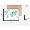 image:imageHAUS AND HUES Animal World Map Art Print  12x16  Framed Black