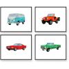 image:imageHAUS AND HUES Nursery Cars Art Print Set of 411x14
