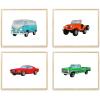 image:imageNursery Cars Art Print Set of 48x10  Framed Beige